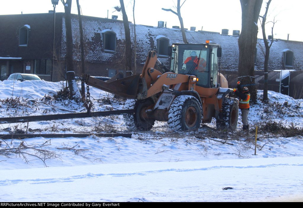 Former Monon Rail Removal